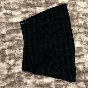 Fabric black skirt